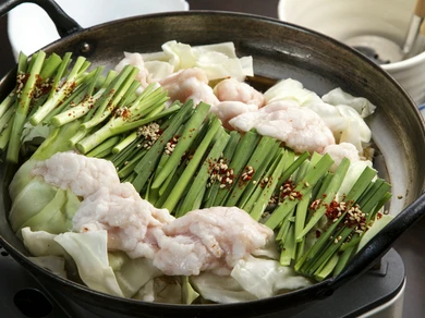 和牛の小腸のみを使うからこその味『和牛もつ鍋』