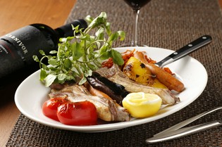 『仔羊のブロシェット「シュラスコ」 チミチュリソース』