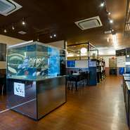 名護漁港直送の旬魚、「串焼き」や「炭火焼」、沖縄料理など、多彩なメニューは選ぶのに迷ってしまうほど。ゆったりとくつろげる空間で、料理もお酒も心ゆくまで楽しめる、地元で愛されている居酒屋です。