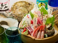 人気の刺身桶盛り（小／5種）　1～2人前