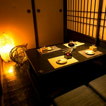 少人数様用個室充実