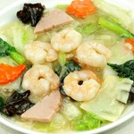 写真は海老あんかけ
ハーフサイズ　各1260円