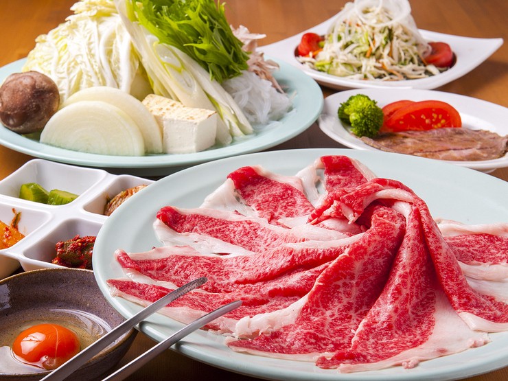 とみや別館 並木通り 袋町 中町 しゃぶしゃぶ すき焼き の料理 店内写真 ヒトサラ