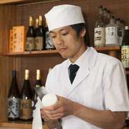 和食や日本料理に合わせて飲みたい多様な日本酒を各種用意