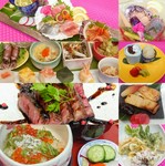 お客様のご予算・お好み等お伺いした上でメニューを作成します。