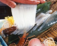 当店名物！【数量限定】 活烏賊踊り造り（函館・松前産）　一杯2,500円～