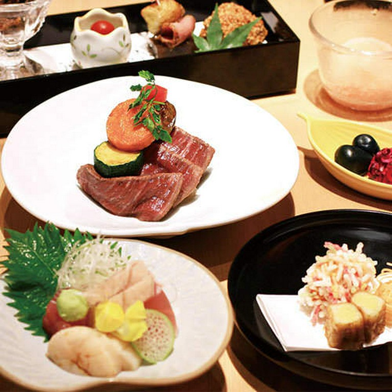 揚物と旬の肉料理が食べられる《昼会席膳》『和～なごみ』～お刺身付き～　 …個室予約対応