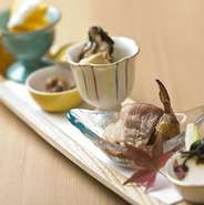 旬の食材を使用した創作和食をお楽しみいただけるコースです！（飲み放題別途／当日対応可能）