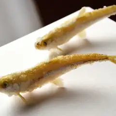 天ぷらというより魚そのものが泳いでいるような『ワカサギ』