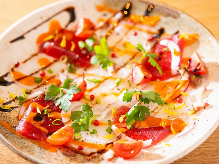 カルパッチョ(コース内の一品)