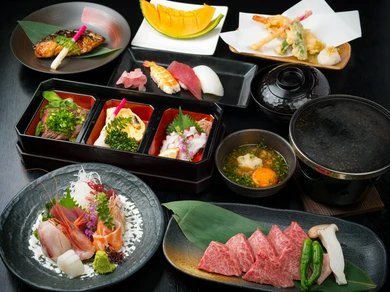 美食屋かなでのおいしさを象徴する『会席コース　奏』で美食をしっかり堪能しよう