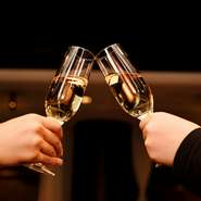 有名銘柄などお好みのお酒もご用意できます。ご予約時にお気軽にご相談ください。