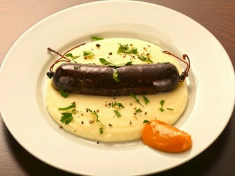 豚の血を使ったソーセージ『ブーダン・ノワール』