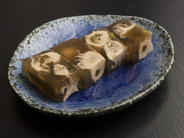 旨味成分を凝縮させた、オリジナルの『牡蠣の煮こごり』