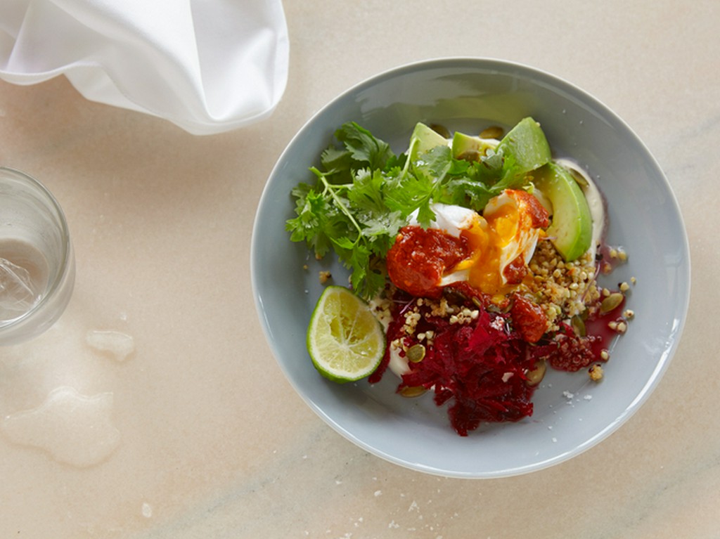 ヘルシーなのにボリューミーな二子玉川店限定サラダ