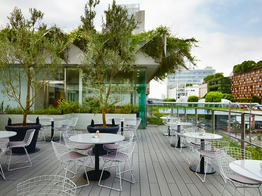 国内で最も広く、気持ちの良い50席のテラス