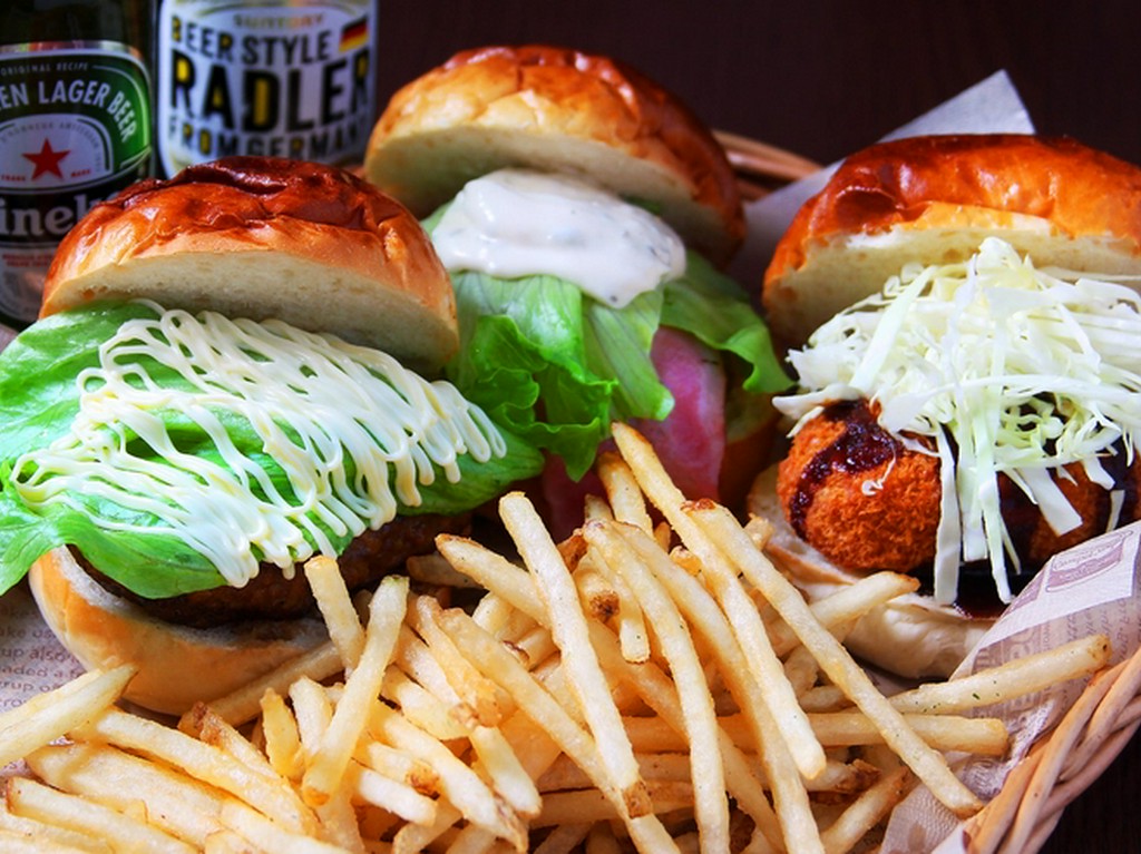 『ハンバーガー』はお店のコンセプトの1つの大切なメニュー