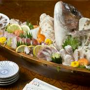 糸島を中心に地元で獲れた魚を使用　鮮度が自慢の鮮魚料理