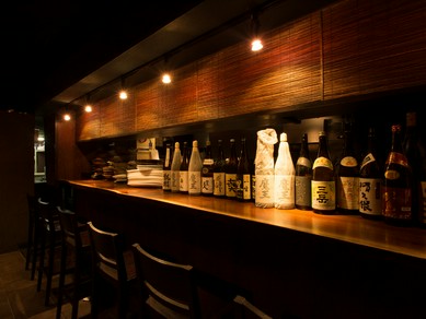 日本酒は甘口から辛口まで豊富な品揃え。お好みのものが選べます