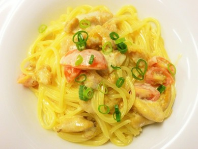 お客様の声から生まれた人気メニュー『ウニのクリームソースあえスパゲッティー』