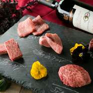 デートでご利用頂くお客様に大人気！　最高級仙台牛焼肉＆ワイン。