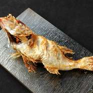 名物　のど黒塩焼き（半身）