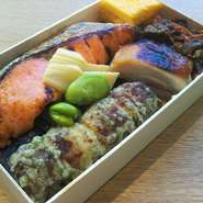 やすだこだわり海苔弁当　味噌汁付（テイクアウト限定）