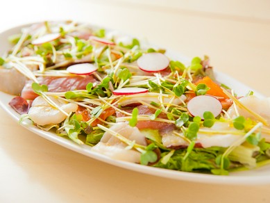 野菜たっぷりカルパッチョ　大