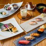 銀座でカジュアルにお寿司を楽しめます。
日本で唯一の金芽米・ローカット玄米の鮨が食べれます。
