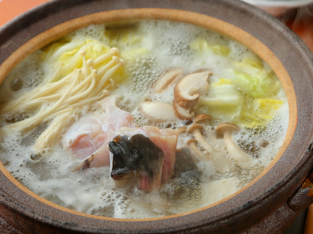 『フグちり鍋（しゃぶしゃぶ）』
