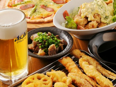 満足度200％のお得な２時間食べ飲み放題コースが、4400円から!!