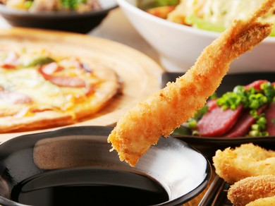 [忘新年会に!!]2.5時間飲放題付!通天閣食べ放題付き!!新世界ゆったり♪豪華コース(2名様から/前日迄要予約)