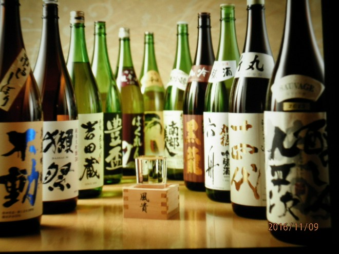 日本酒にこだわっている