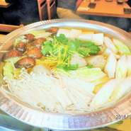 真鯵　トビウオ　特製薬味で仕上げた逸品
※尚コース料理の詳細はコースメニューをご覧ください。