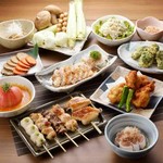 当店自慢の鶏料理や焼鶏が堪能できるコース。こだわりの鶏肉は鮮度と味に自信があります。 