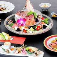 ３月１日～５月３１日の期間限定コースとなります。
※４０００円（税込）～８０００円（税込）の会席料理ご予約の方は、
お部屋のご利用時間が２時間３０分になります。
※表示価格は税込価格となっております。