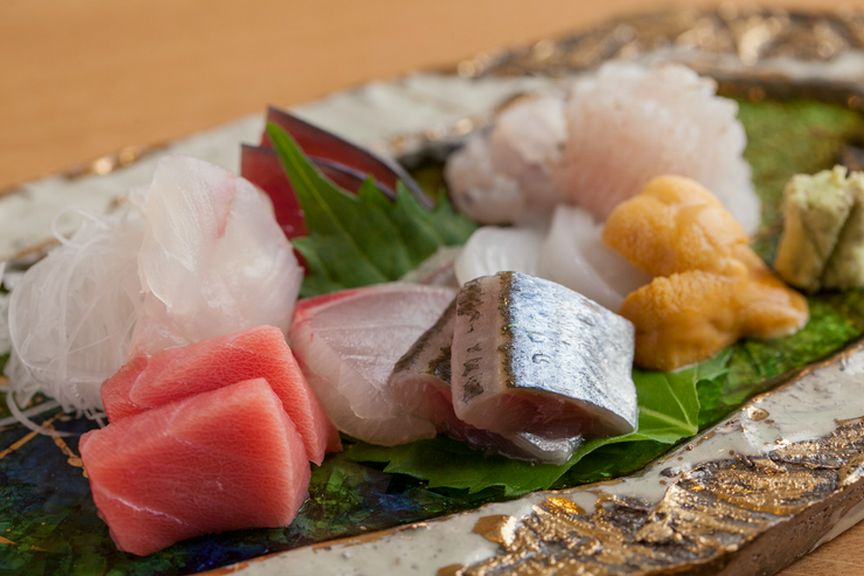 この一皿を味わうため、訪れる人が絶えない自慢の『お造り』