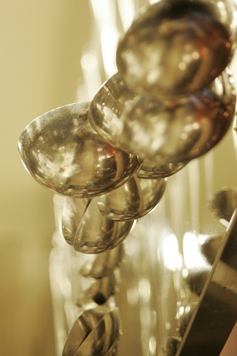 調理器具は丁寧に磨かれ、いつでも準備万端