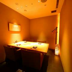 3名から利用可能の個室でゆったりしたひと時を