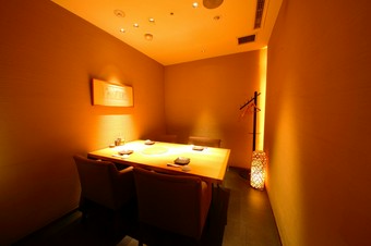 3名から利用可能の個室でゆったりしたひと時を