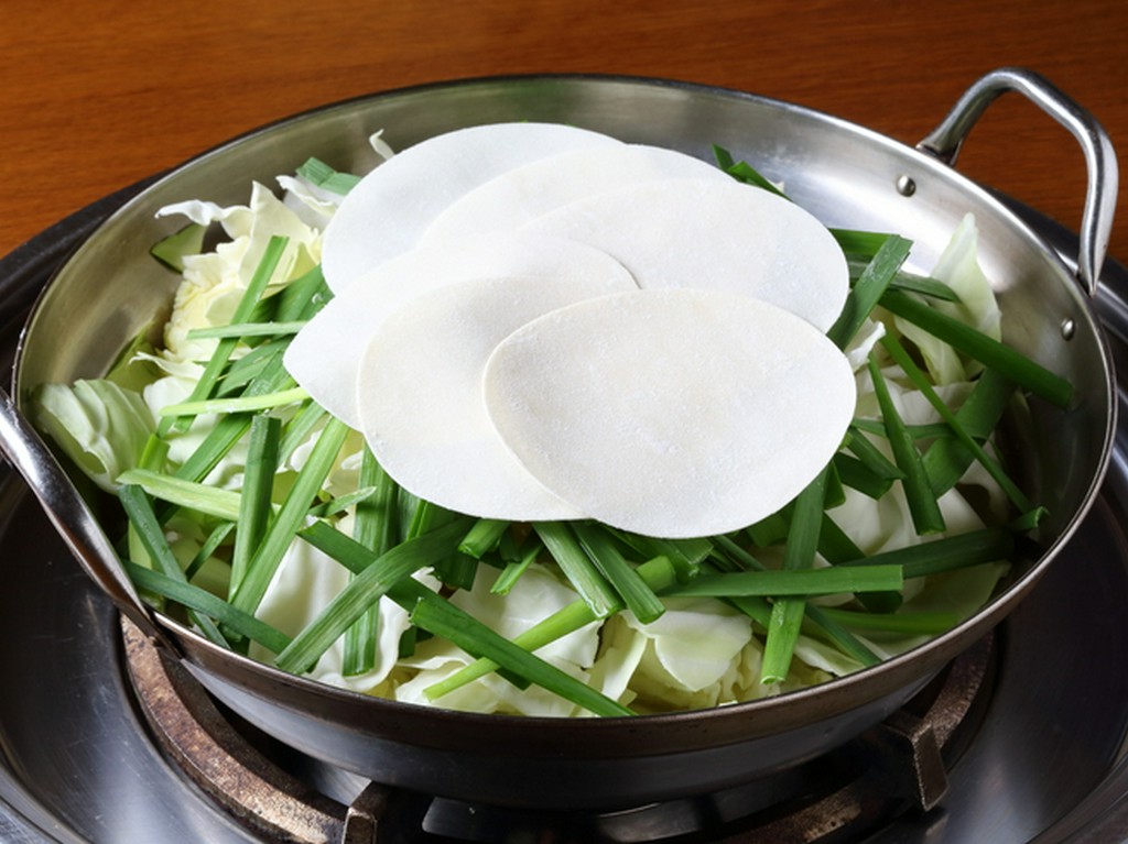 あっさり酢醤油を使うのは、もつへの絶対の自信