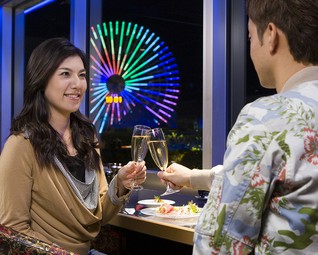 誕生日・記念日★観覧車ペアチケット＆デザートプレート付き