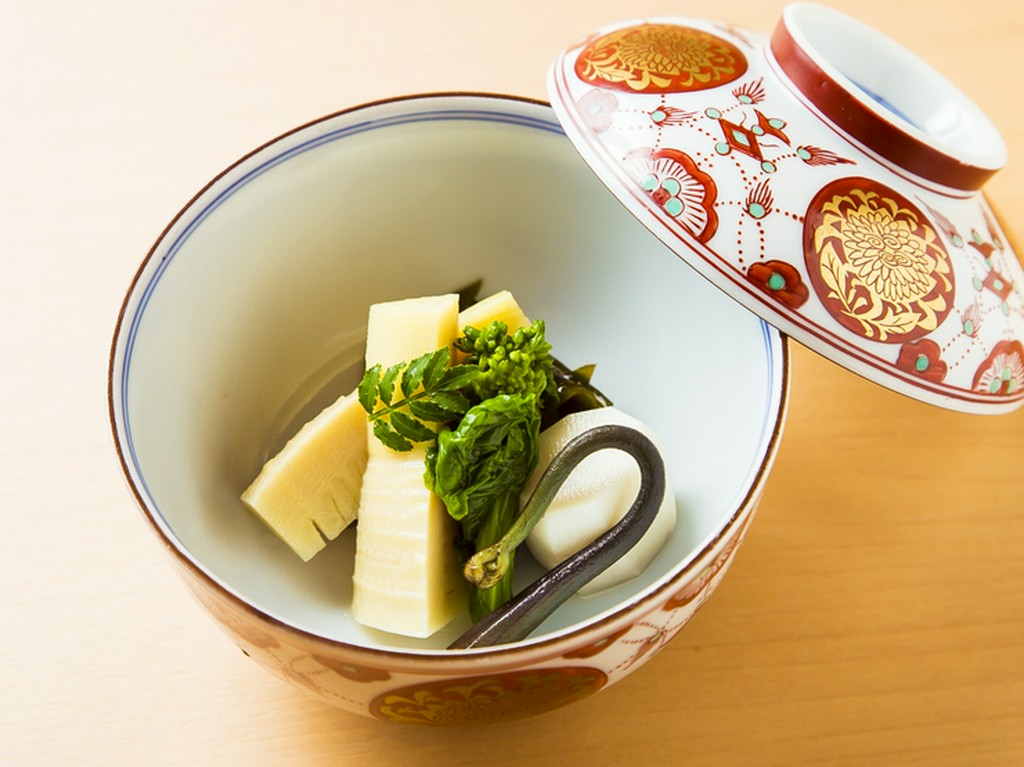 竹の子とわかめ