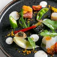 ・前日までの要予約
・入荷の状況により食材を一部変更する可能性がございます。

★スペシャルオプション
メインにフォアグラのソテーをプラス（+2,200円税込）