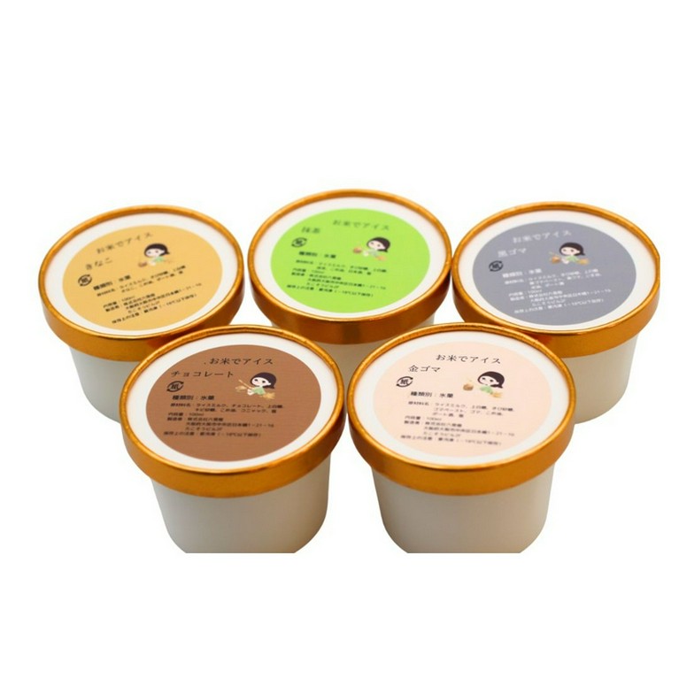 お米でアイス