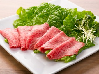 和牛の旨味を存分に『ロース焼きしゃぶ　ポン酢』