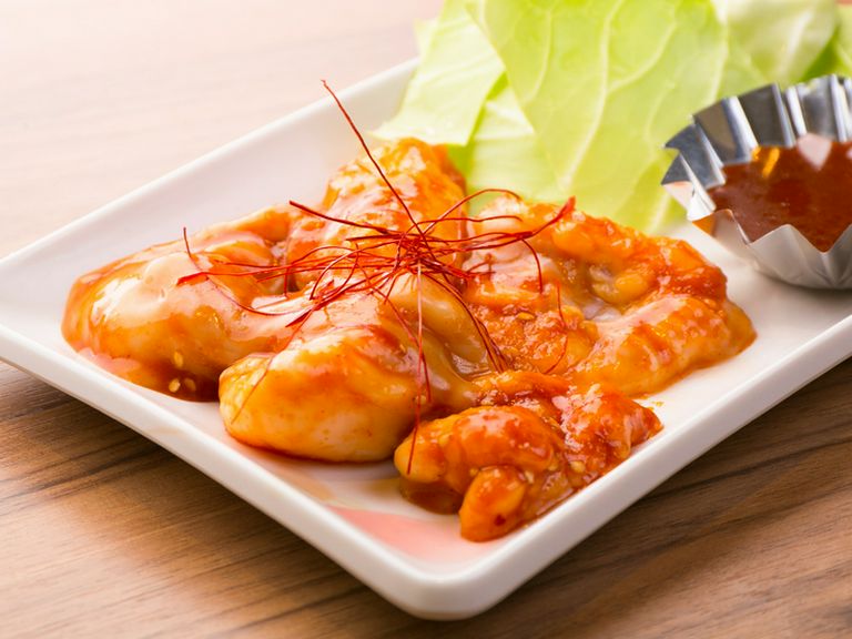 鮮度の良さ抜群。たれとまた違う甘辛みそ『小腸 辛みそ』