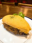 デミライスにケチャップで