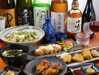 美味しい焼き鳥を冷たいビール・日本酒とご一緒に!