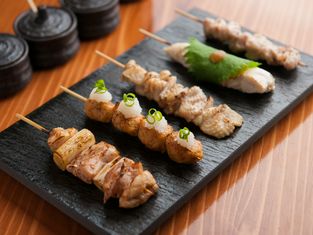 地鸡碳火烤 鸡扱说明所 学园前店